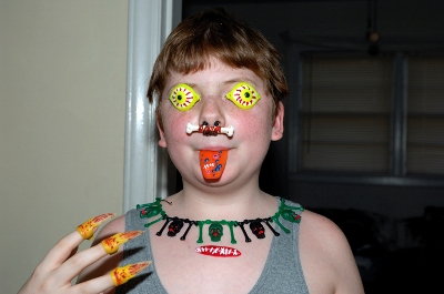 Grayson sports the retro 1966 Fright Factory bling